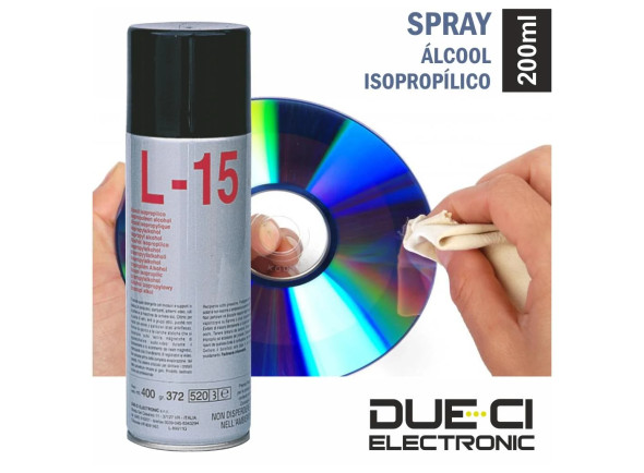 Spray De Álcool Isopropílico L-15 200ml Spray De Álcool Isopropílico L-15 200ml